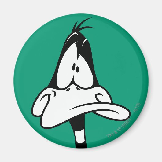 Verward DAFFY DUCK™ Face Magneet (Voorkant)