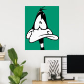 Verward DAFFY DUCK™ Face Poster (Thuiskantoor)