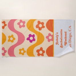 Verward en Verliefd retro 70s vrijgezellenfeest we Strandlaken