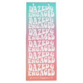 Verward en Verliefd Roze Aqua Retro Wijn Cadeautas (Achterkant)