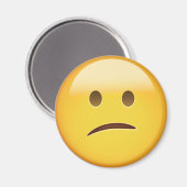 Verward Face Emoji Magneet (Voorkant / Achterkant)