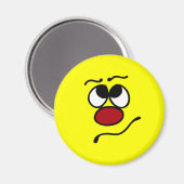 Verward Face Grumpey Magneet (Voorkant / Achterkant)
