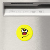 Verward Face Grumpey Magneet (Insitu (Vaatwasser))