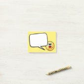 Verward Face Grumpey Post-it® Notes (Op bureau)