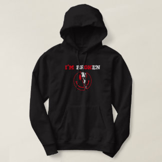 Verward glimlach ik ben gebroken onzichtbare ziekt hoodie
