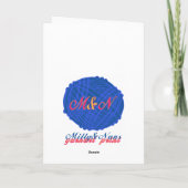 Verward Hart - de Groet van het Garen van de Feestdagen Kaart (Achterkant)