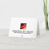 Verward ijzig blad kaart (Achterkant)