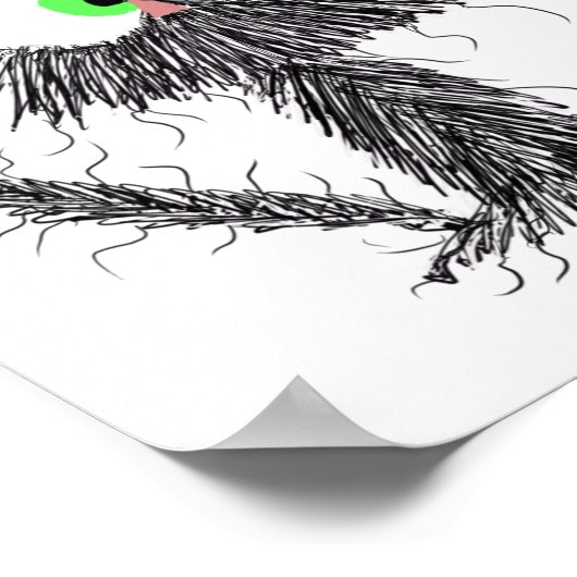 Verward kattenwit poster (Hoek)