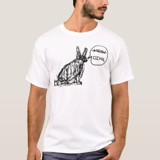 Verward konijn t-shirt