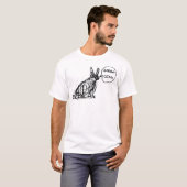 Verward konijn t-shirt (Voorkant volledig)