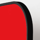 Verward Pruilgezicht Rood Pickleball Paddle (Links Detail)