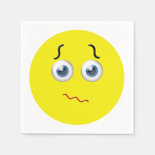 Verward puzzled Emoji Servet (Voorkant)