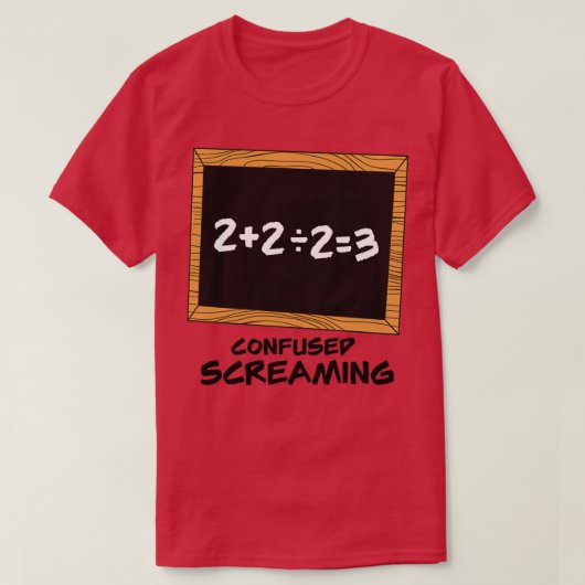 Verward Screaming 1 T-shirt (Design voorkant)