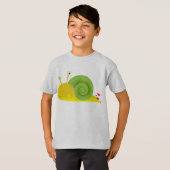 Verward slak Kinder T-shirt (Voorkant volledig)