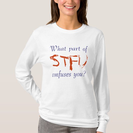 Verward, STFU T-shirt (Voorkant)