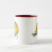 Verward - toon tweekleurige koffiemok (Center)