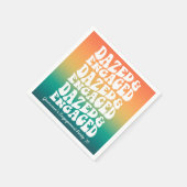 Verward Verliefd Retro Typografie Servet (Hoek)