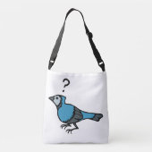 Verward vogel crossbody tas (Achterkant)