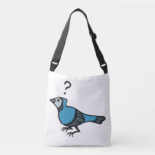 Verward vogel crossbody tas (Voorkant)