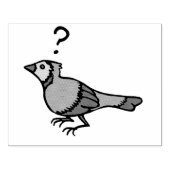 Verward vogel rubberstempel (Afrduk)