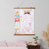 Verward wandtapijt hangend wandkleed (Slaapkamer)