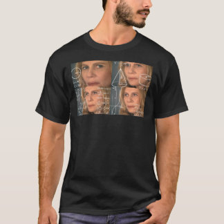 Verward Wiskunde Lady   T-shirt