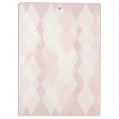 Verwarde Argyle in zachte kleuren Klembord (Achterkant)