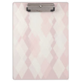 Verwarde Argyle in zachte kleuren Klembord (Voorkant)