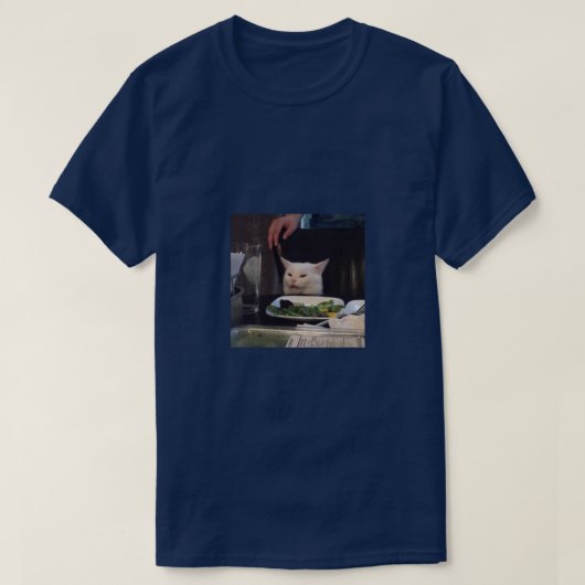 Verwarde binnenkat t-shirt (Design voorkant)