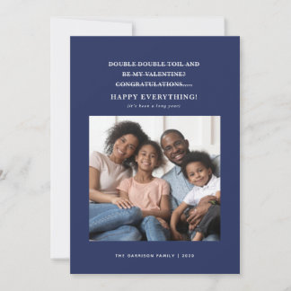 Verwarde Coronavirus Vakantie Groeten Blauw Aankondiging