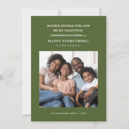 Verwarde Coronavirus Vakantie Groeten Groen Aankondiging