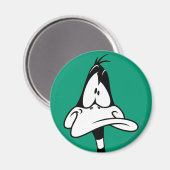 Verwarde DAFFY DUCK™ Gezicht Magneet (Voorkant / Achterkant)