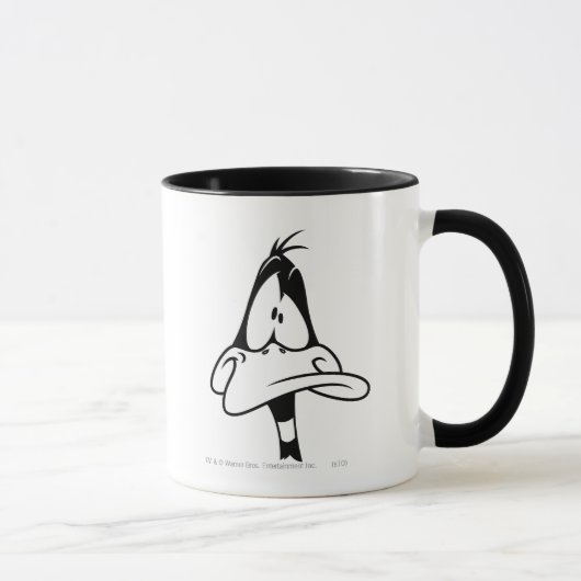 Verwarde DAFFY DUCK™ Gezicht Mok (Rechts)