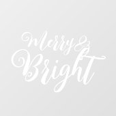 Verwarde en heldere kerstvensterkoeling raamsticker (Vel)