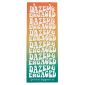 Verwarde en Verloste Retro Tekst Wijn Cadeautas (Achterkant)