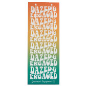 Verwarde en Verloste Retro Tekst Wijn Cadeautas (Voorkant)