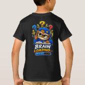 Verwarde Funny School Mode Terug Naar School Uil T T-shirt (Achterkant)