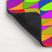 Verwarde geometrische patronen met drijvende krach muismat (Hoek)