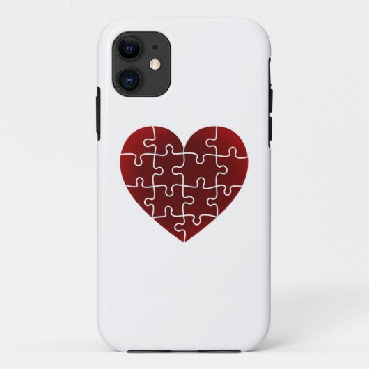 Verwarde harten Case-Mate iPhone case (Achterkant)