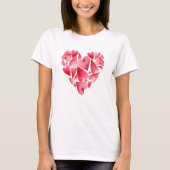 Verwarde harten t-shirt (Voorkant)
