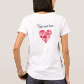 Verwarde harten t-shirt (Achterkant)