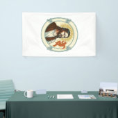 Verwarde Jezus Virale Dans Trend Silhouet Video Spandoek (Beurs)