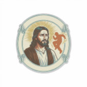Verwarde Jezus Virale Dans Trend Silhouet Video Sticker (Voorkant)