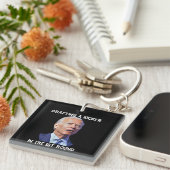 Verwarde Joe Biden Fantasy Football Loser Drafting Sleutelhanger (Voorkant Rechts)