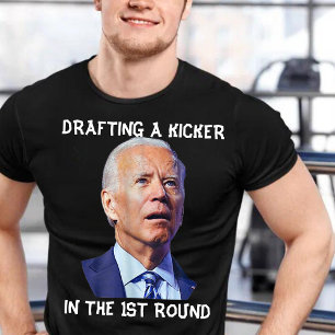 Verwarde Joe Biden Fantasy Football Loser Drafting T-shirt