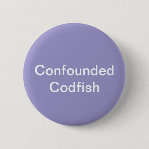 Verwarde kabeljauw Button