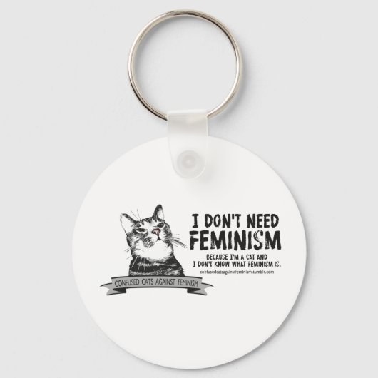 Verwarde katten (voor lichtgekleurde producten) sleutelhanger (Voorkant)