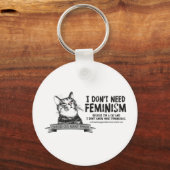 Verwarde katten (voor lichtgekleurde producten) sleutelhanger (Voorkant)