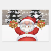 Verwarde kerstbladen Verpakkingspapier Inpakpapier Vel (Voorkant 3)