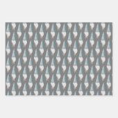 Verwarde kerstcadeaubladen voor kerstcadeautjes inpakpapier vel (Voorkant 3)